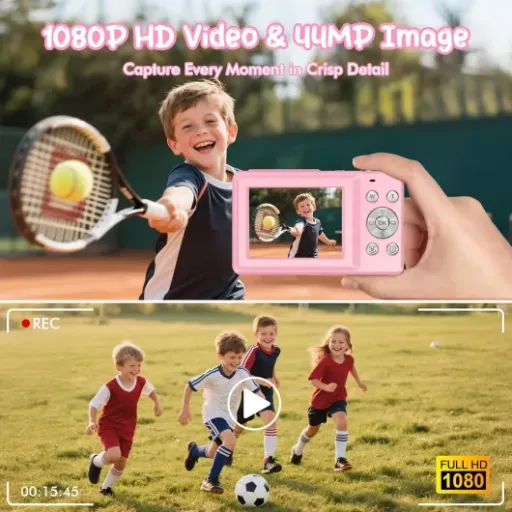 IXNAIQY 1080P 44MP Kids Vlogging Camera Review: a cheap pocket camera for young creators