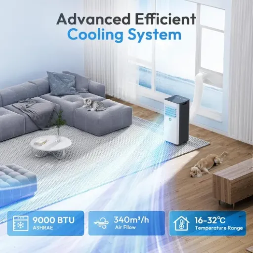 AirOrig 9000 BTU Portable Air Conditioner Review: compact cooling for small to medium rooms