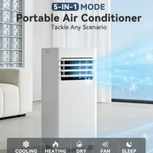 Aoxun 9000 BTU Portable AC Review: compact 5‑in‑1 cooling and heating with Wi‑Fi control