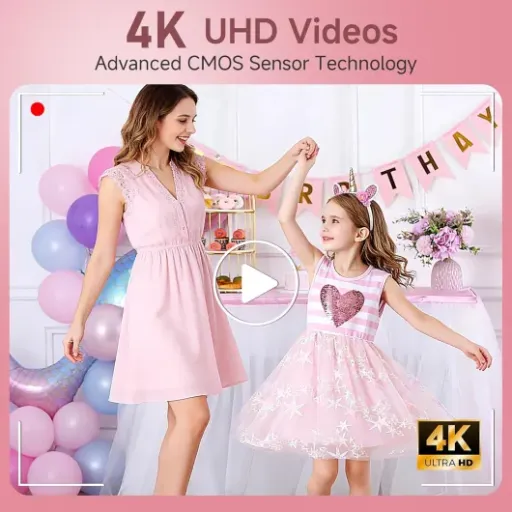 Gecool A-CC10 4K 64MP Pink Camera Review: a simple vlogging starter for teens and beginners