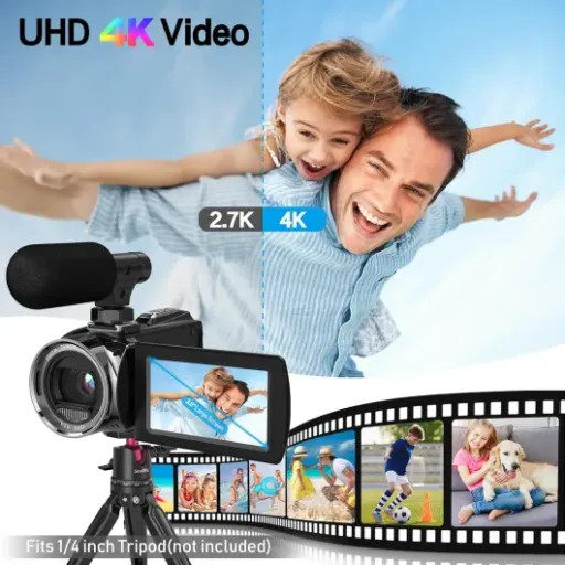 Rumyums 4K Camcorder Review: a simple starter video camera for kids and casual vlogging