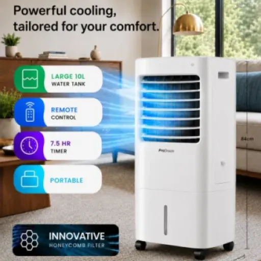 Pro Breeze 4-in-1 Air Cooler Review: budget-friendly evaporative cooling for small and medium rooms