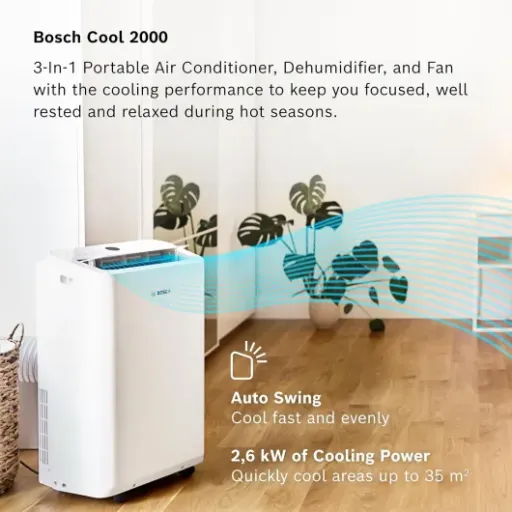 Bosch Cool 2000 Review: a compact portable AC that bets on quiet power and brand trust