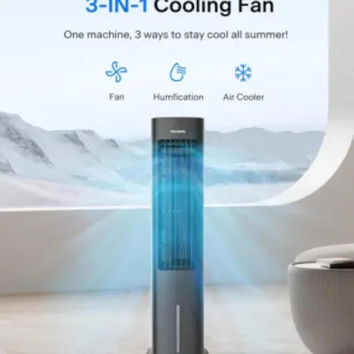 Pelonis 5L Evaporative Air Cooler Review: a compact UK-friendly tower for spot cooling on a budget