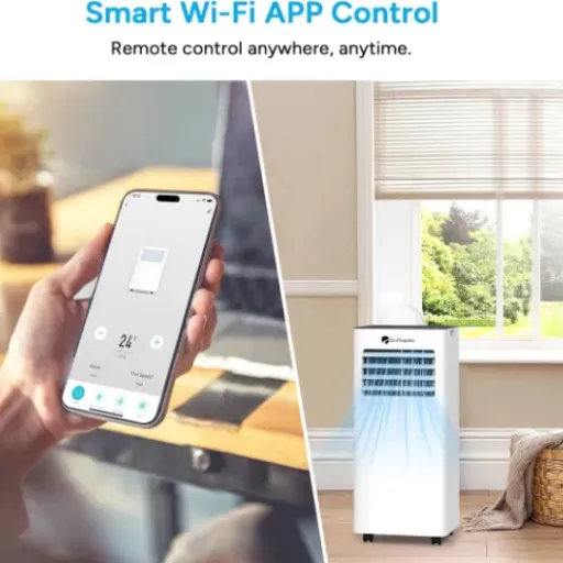 DR.PREPARE 9000 BTU Portable AC Review: compact cooling with smart WiFi and flexible window kits