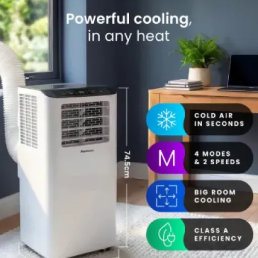 Pro Breeze 12000 BTU Portable Air Conditioner Review: strong cooling with smart controls and loud operation