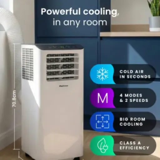 Pro Breeze 4-in-1 Portable Air Conditioner 9000 BTU Review: smart, punchy cooling for UK homes