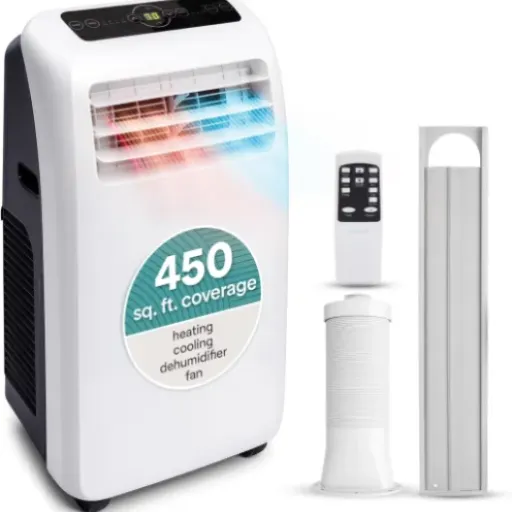 SereneLife SLACHT108 Portable AC + Heater Review: compact 4-in-1 climate box for small to mid-size rooms