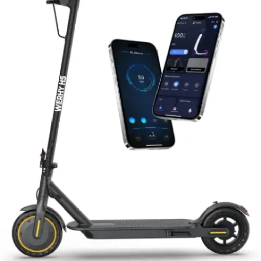 WERHY H5 Electric Scooter Review: lightweight commuter with app control and dual brakes