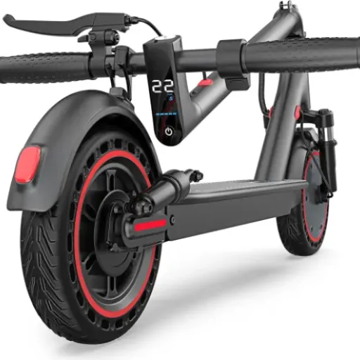 MAXSHOT Electric Scooter Review: a fast folding commuter with solid 10" tires and app control