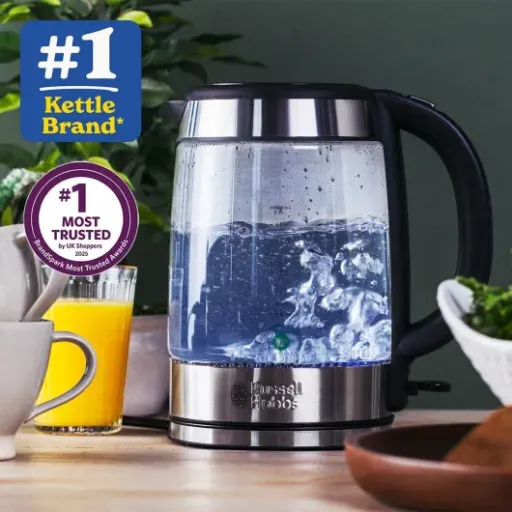 Russell Hobbs Illuminating Glass Kettle Review: fast-boil workhorse with a light show