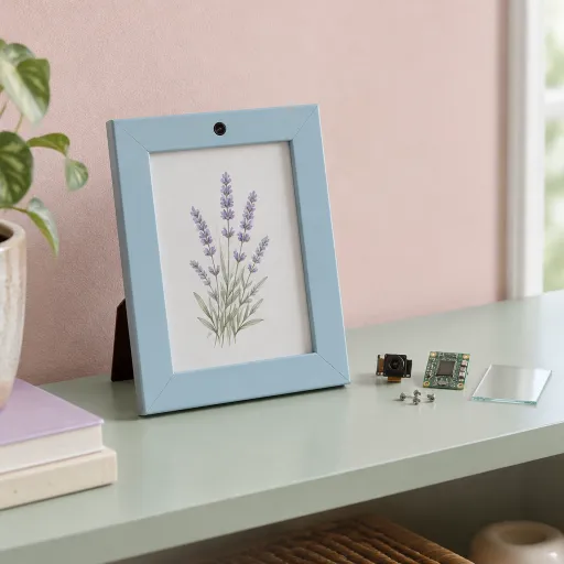 How a hidden camera photo frame quietly strengthens indoor security