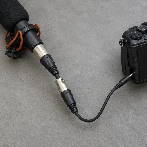 How to connect an XLR female microphone to a 3.5mm input for your digital camera