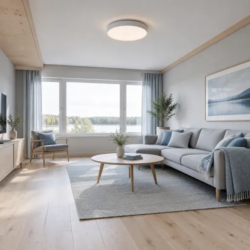 Semi flush light for smart ceilings that balance style and comfort
