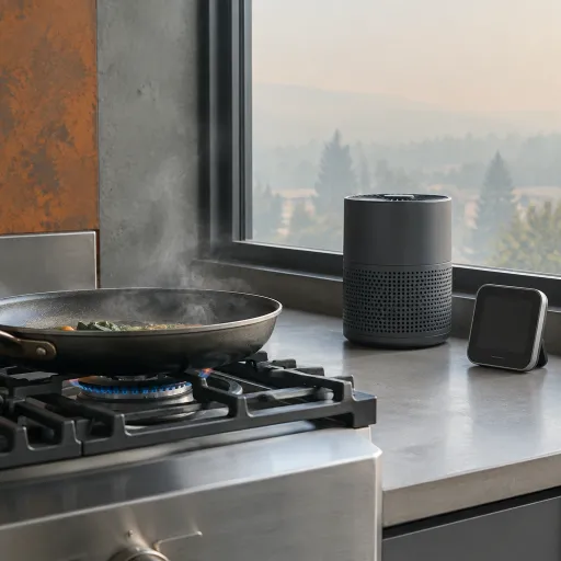 Cooking on Gas During Wildfire Season: The Indoor PM2.5 Spike Most Purifiers Are Not Sized For