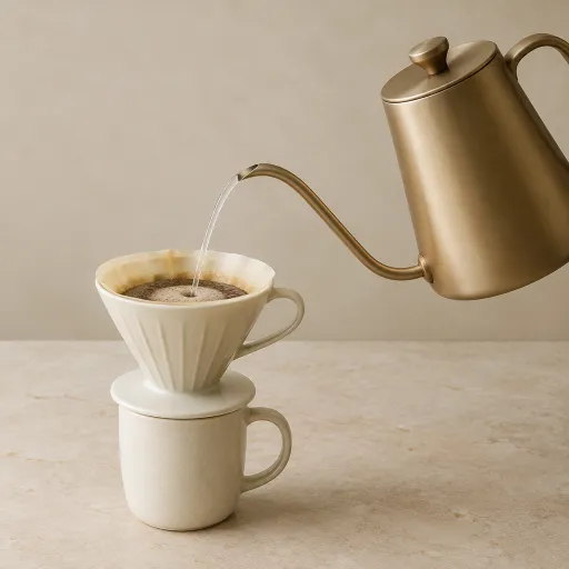 Gooseneck kettles and pour-over coffee: why spout geometry decides the cup