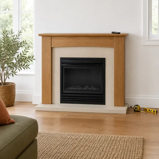 Enhance Your Home with a Freestanding Electric Fireplace Featuring a Mantel