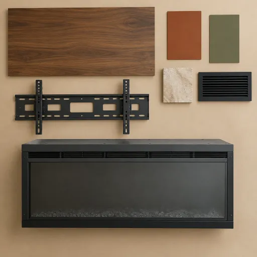 Enhance your living space with electric fireplaces TV entertainment centers