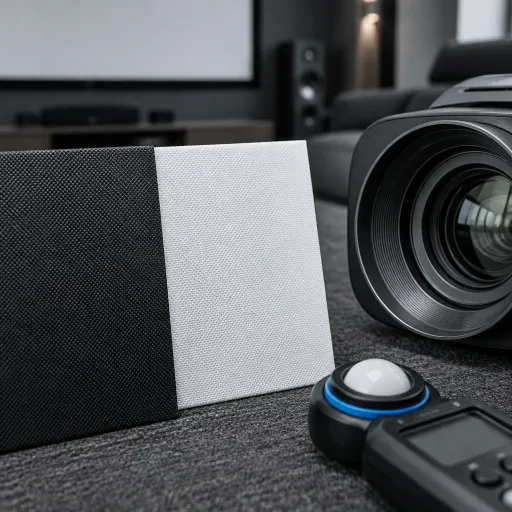 Choosing between black and white screens for your home theater projector: what really matters
