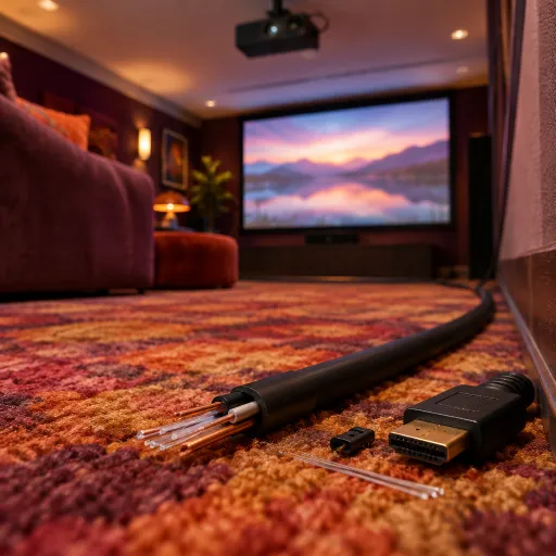 Why a fiber HDMI cable is essential for your home theater projector setup