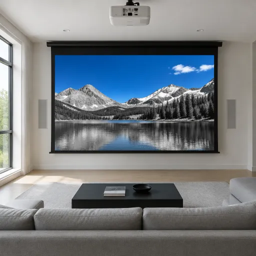 Enhancing Your Home Theater with a Motorized Projection Screen
