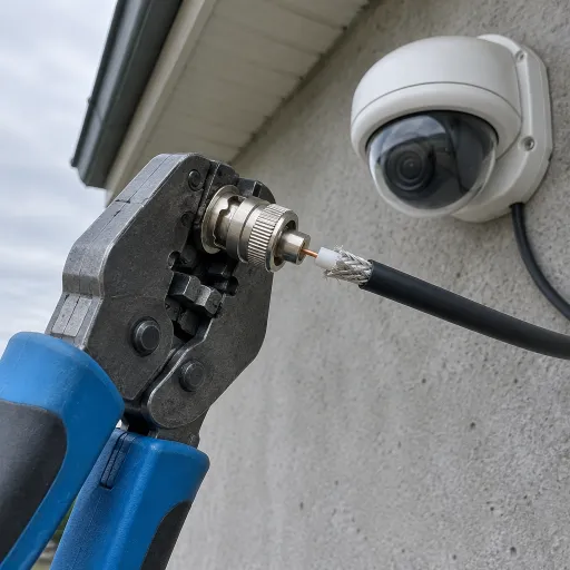 Mastering the Art of Using a BNC Crimping Tool for Home Security Cameras