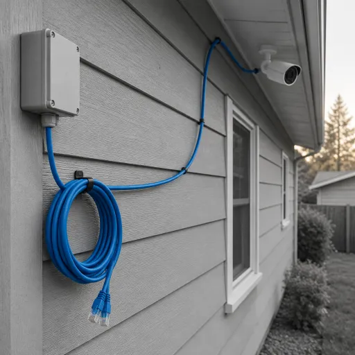 Enhancing Home Security with a 150-Foot Cat5e Cable