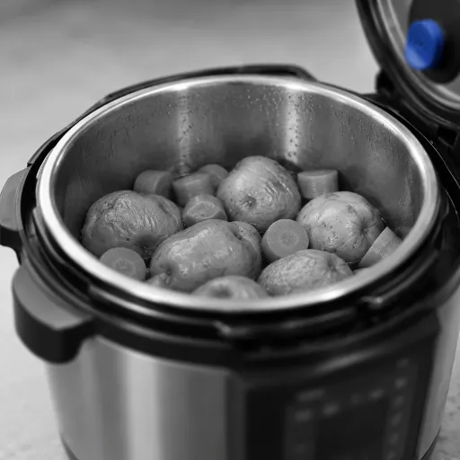 Effortless cooking with instant pot: potatoes and carrots made easy
