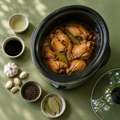 How to make flavorful adobo chicken in your slow cooker