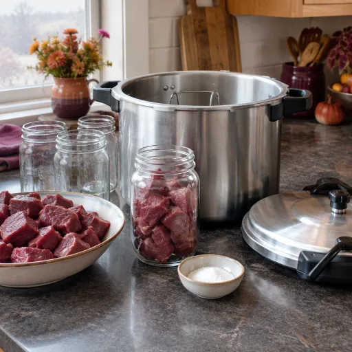 Mastering the Art of Canning Deer Meat with a Pressure Cooker