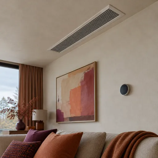 How ceiling vent design shapes smart thermostat comfort and efficiency