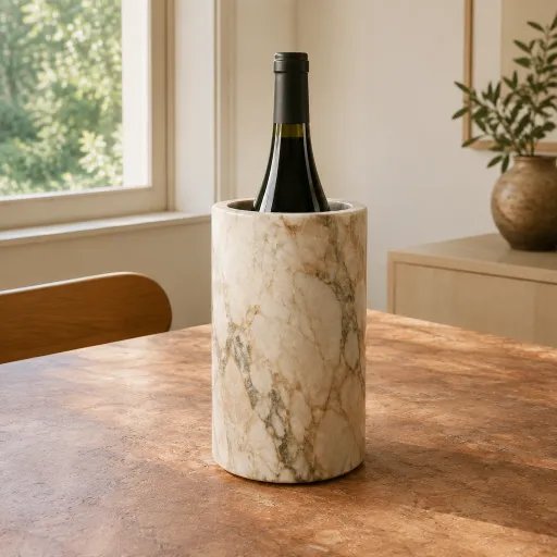 Exploring the Elegance of Marble Wine Coolers