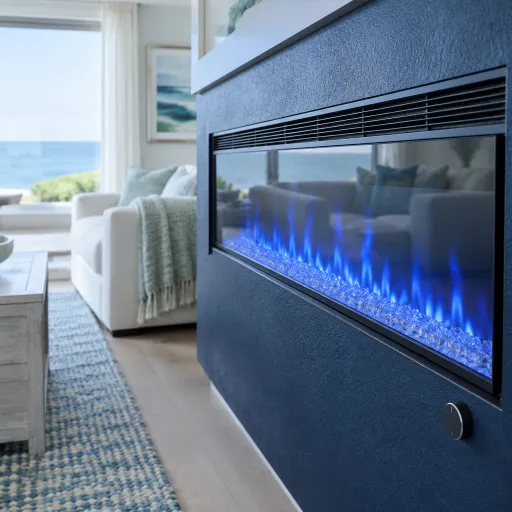 Running your electric fireplace in flame-only mode all summer: the settings, the draw and the styling payoff