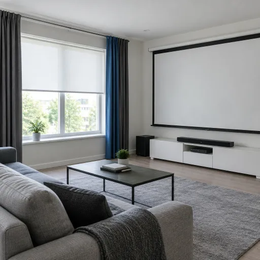 Controlling ambient light without a dedicated theater room