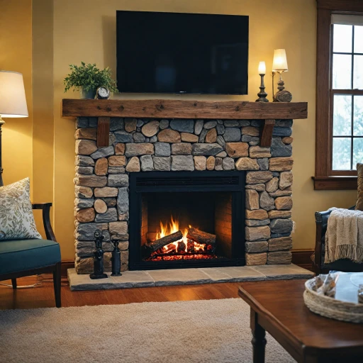 Enhance Your Home with an Electric Fireplace Log Insert Featuring a Heater