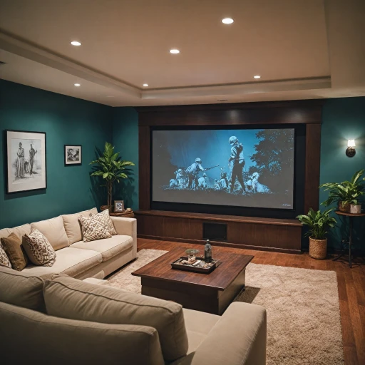 Enhancing Your Home Theater with a Projector and White Screen