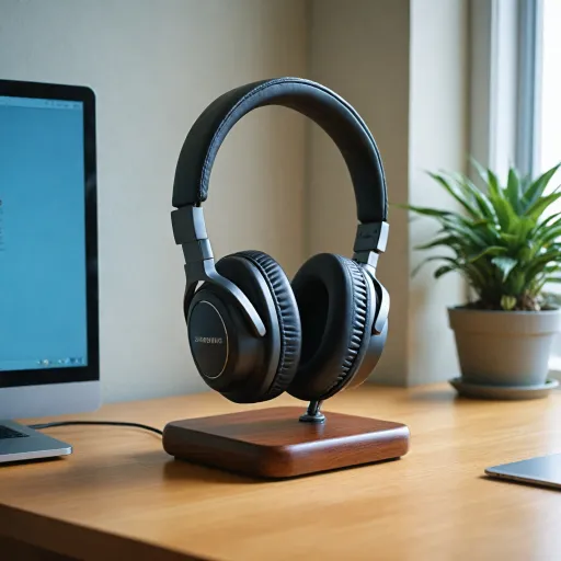 Enhance Your Workspace with a Stylish Headphone Stand