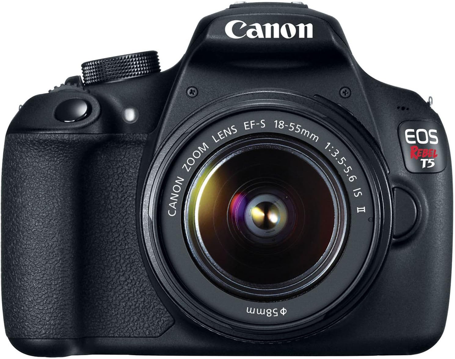 Canon EOS Rebel T5 EF-S 18-55mm is II Digital SLR Kit (Renewed) 18-55mm Certified Refurbished