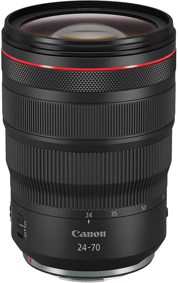 RF24-70mm F2.8 L is USM Lens, Standard Zoom Lens, Compatible with EOS R Series Mirrorless Cameras, Black