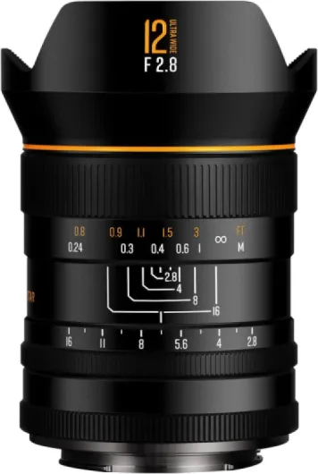 12mm F2.8 MF Lens for Canon RF Mount, Full Frame 122.5° Ultra Wide Angle Manual Focus Prime Mirrorless Camera Lens for EOS R5 R6 R RP R7 R10 R3 R6 Mark II Fit for Canon RF Mount
