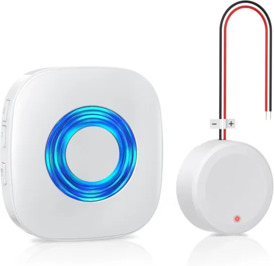 Wireless Doorbell Chime for Blink video Doorbell (1st gen)/(2nd gen) /Wired chime/Wired Button with Wired Transmitter (White) 1 Video Doorbell Extender 1 Chime White