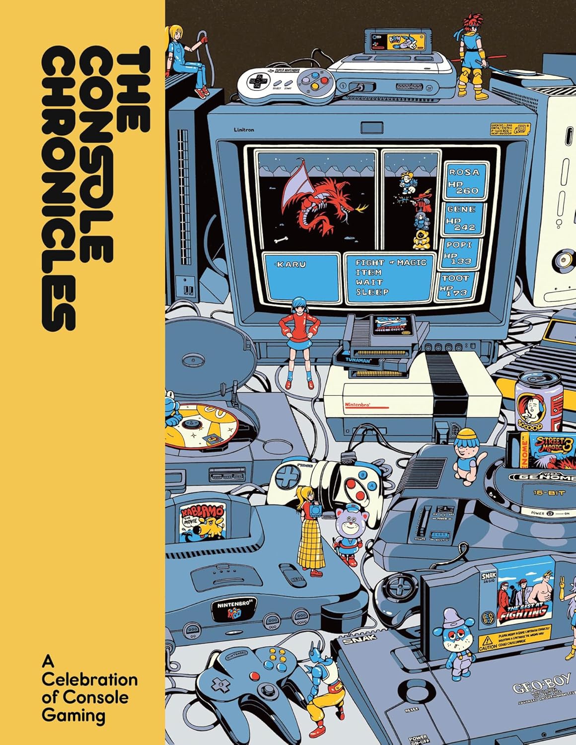 The Console Chronicles: A comprehensive celebration of home consoles and their iconic games from indie journal publisher Lost In Cult – the perfect Christmas gift for fans.