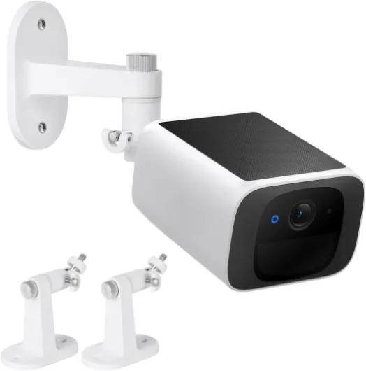 2Pack Wall Mount Compatible with eufyCam 2C/2C Pro, 2/2 Pro, 3C/S300, 3/S330, Also for SoloCam S220/C210, Adjustable Camera Mount Brackets for Eufy Camera Indoor/Outdoor - White