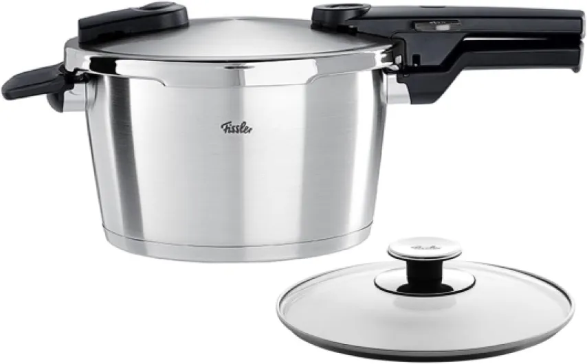 Vitaquick Premium Pressure Cooker Set, 4.8 Quart and Glass Lid 4.8 Quarts