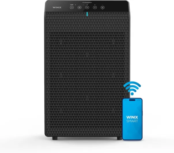 5520 Air Purifier for Home Large Room Up to 1882 Ft² in 1 Hr With Air Quality Monitor, True HEPA, High Deodorization Carbon Filter and Auto Mode, Captures Pet Allergies, Smoke, Dust - Black Air Purifier