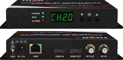 HDMI to Coax Modulator Send HDMI Video Source up 1080p to All TVs as HD CATV QAM or ATSC Channels