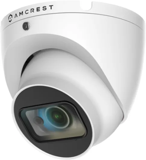 Analog Outdoor Security Camera Dome 2MP 1080P @ 30fps, Quadbrid, 129° FOV, White (Not an IP Camera) (DVR Required, Not Included) AMC1080DM28-W 1080P HD-CVI Tribrid White Dome 1080p