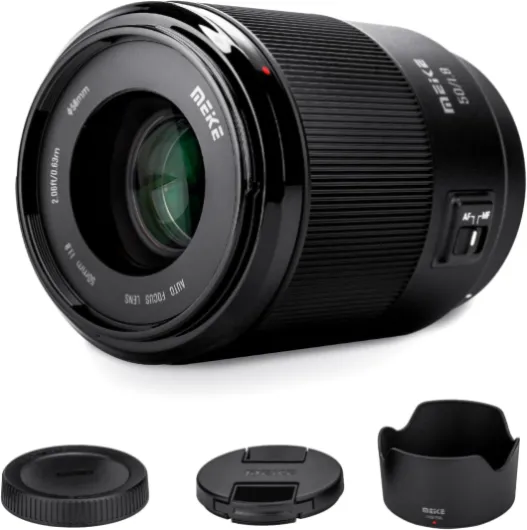 Meike 50mm F1.8 Full Frame STM Auto Focus Prime Lens for Sony E Mount Mirrorless Cameras: A9,A7IV A7III, A7II, A7R3, A7R4,A7C,A7CII A6400,A6700,etc