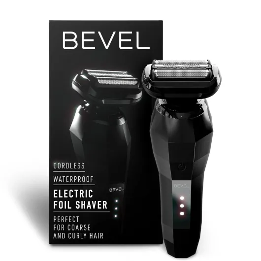 Electric Shaver for Men, Mens Foil Shavers for face, Wet & Dry Shave, Waterproof, Fast Charging, Cordless Rechargeable, Black