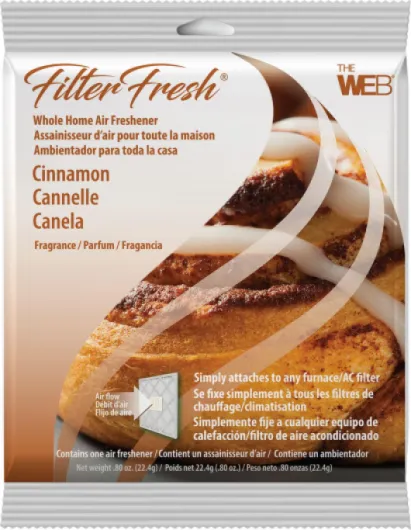 WEB FilterFresh Whole Home Cinnamon Air Freshener 0.8 Ounce (Pack of 1)